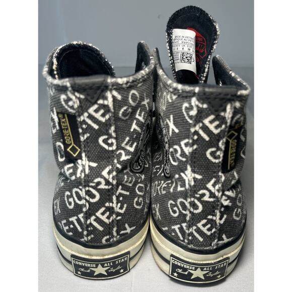 Converse Chuck 70 Hi Black Gore-Tex Waterproof Orotholite 162347C Size M-6 W-8 - Picture 2 of 10